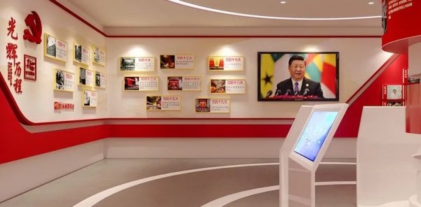 黨群服務(wù)中心展廳設(shè)計傳承弘揚紅色精神！